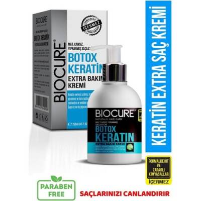 Biocure Botox Keratin Extra Bakım Saç Kremi 250 ML - 1