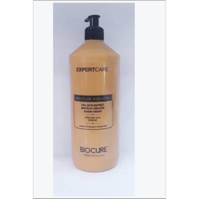 Biocure Expert Saç Düzleştirici Brezilya Keratin Bakım Kremi 1000 Ml - 1