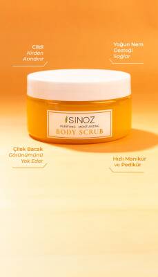 Sinoz Body Scrub Besleyici Arındırıcı Nemlendirici Vücut Peelingi 300 G - 1