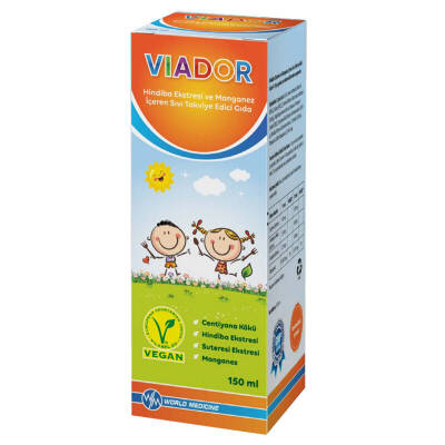 Viador Hindiba Ekstresi ve Manganez Içeren Sıvı Takviye Edici Gıda 150 ml - 1