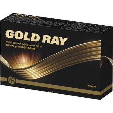 World Medicine Gold Ray Arı Sütü ve Sarımsak İçeren Takviye Edici Gıda - 1